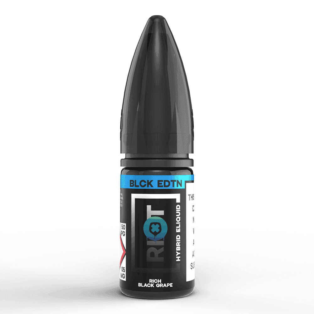 RICH BLACK GRAPE 10ML NIC SALT E-LIQUID - BLCK EDTN - 5MG | 10MG | 20MG BY RIOT SQUAD - VapePure