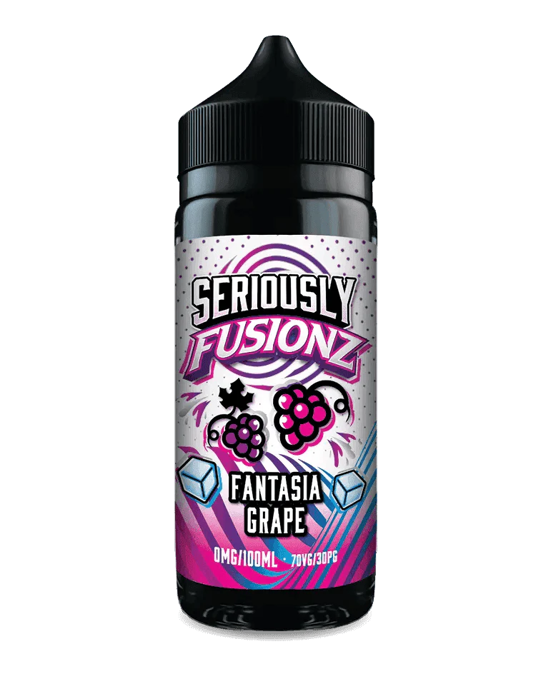 SERIOUSLY FUSIONZ - FANTASIA GRAPE 100ML SHORT FILL E-LIQUID BY DOOZY - VapePure