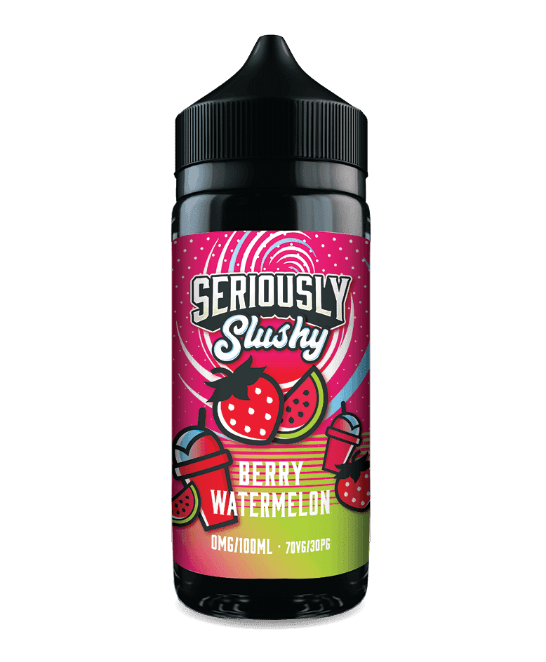 SERIOUSLY SLUSHY - BERRY WATERMELON 100ML SHORT FILL E-LIQUID BY DOOZY - VapePure