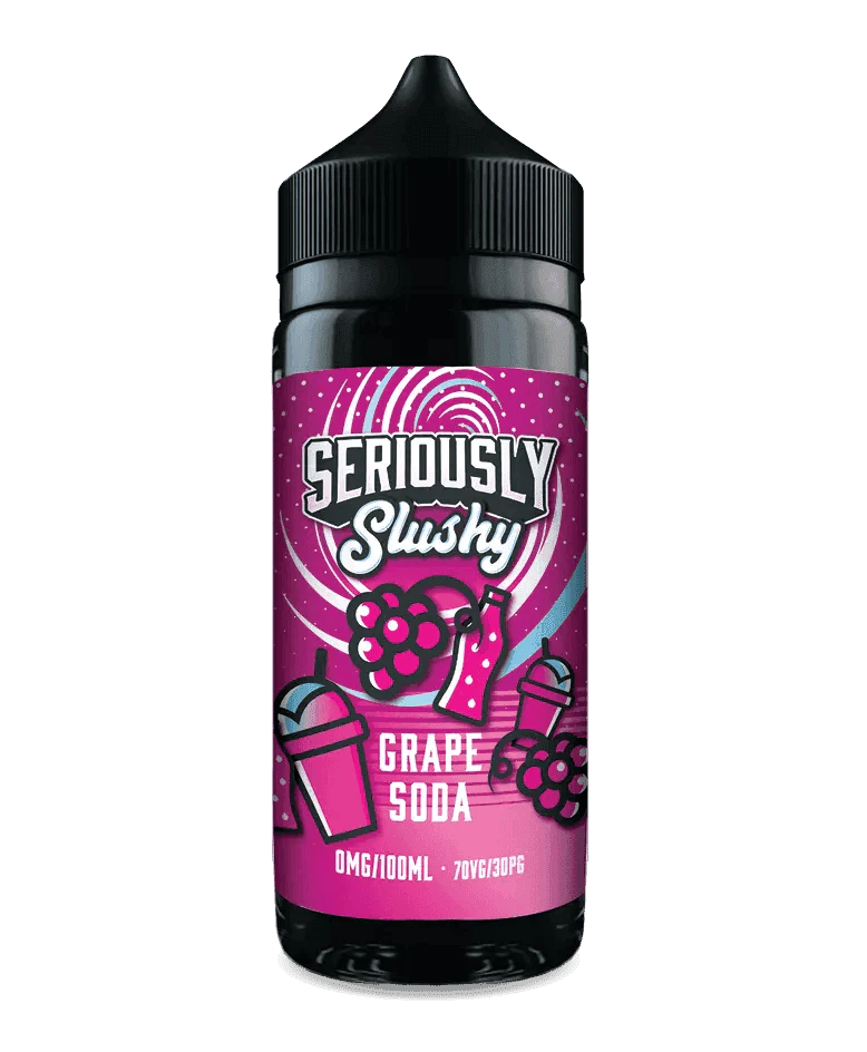 SERIOUSLY SLUSHY - GRAPE SODA 100ML SHORT FILL E-LIQUID BY DOOZY - VapePure