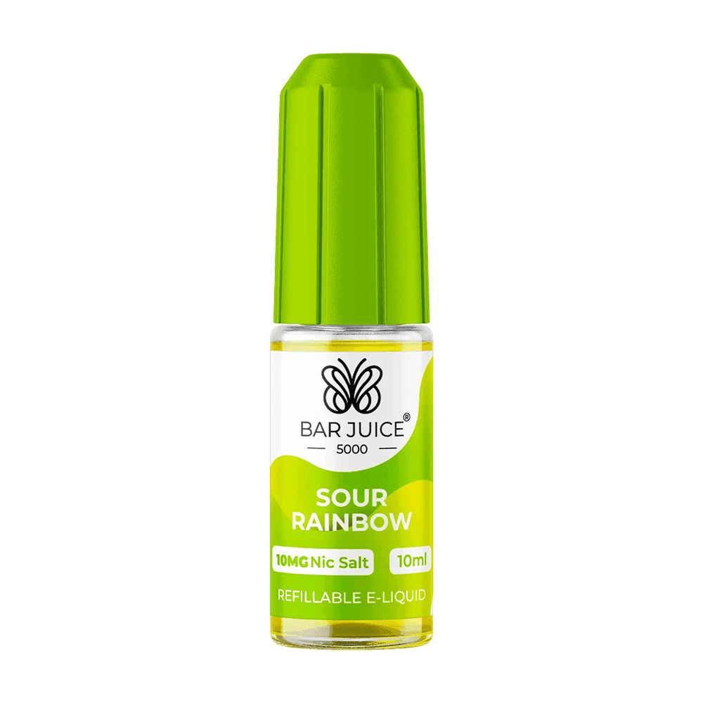 SOUR RAINBOW 10ML E LIQUID NICOTINE SALT BY BAR JUICE 5000 - 5MG|10MG|20MG - VapePure