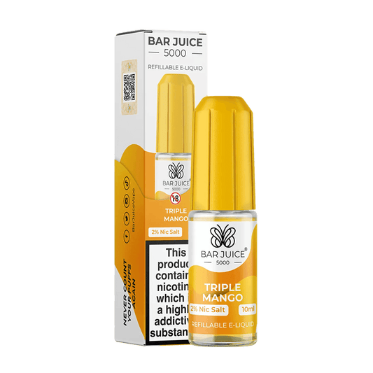 TRIPLE MANGO 10ML E LIQUID NICOTINE SALT BY BAR JUICE 5000 - VapePure