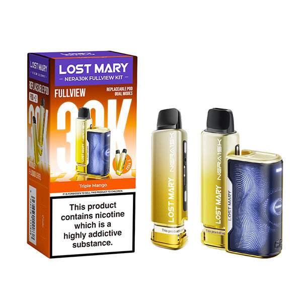 TRIPLE MANGO - LOST MARY NERA FULLVIEW 30K PRE-FILLED POD KIT - Vapeslough