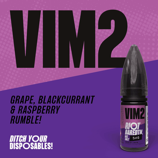VIM2 - BAR EDTN - 10ML NIC SALT E-LIQUID - 5MG | 10MG | 20MG BY RIOT SQUAD - VapePure