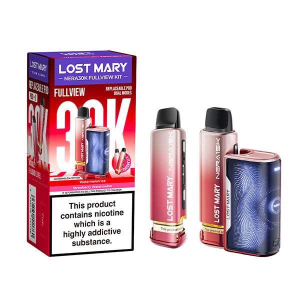 WATERMELON EDITION - LOST MARY NERA FULLVIEW 30K PRE-FILLED POD KIT - Vapeslough