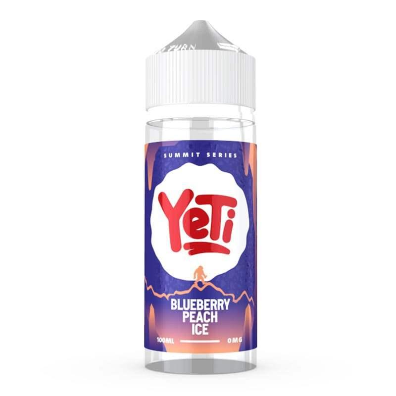 BLUEBERRY PEACH ICE 100ML SHORT FILL E-LIQUID BY YETI SUMMIT SERIES - VapePure