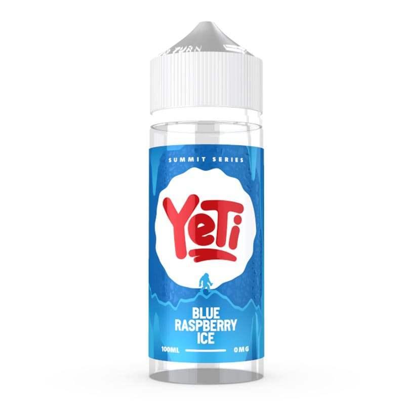 BLUE RASPBERRY ICE 100ML SHORT FILL E-LIQUID BY YETI SUMMIT SERIES - VapePure