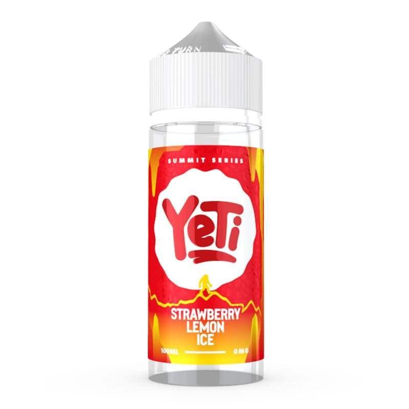 STRAWBERRY LEMON ICE 100ML SHORT FILL E-LIQUID BY YETI SUMMIT SERIES - VapePure
