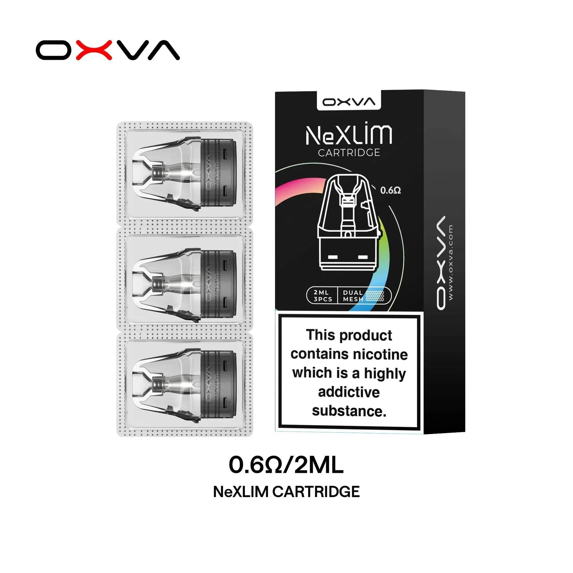 OXVA NEXLIM PODS CARTRIDGES - PACK OF 3 - VapePure