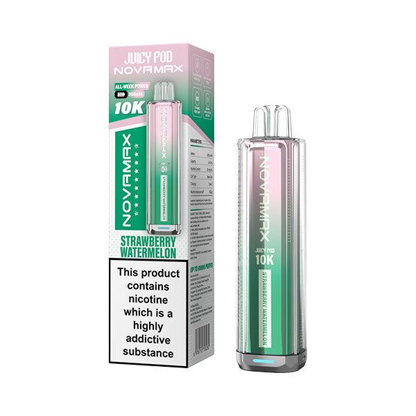 STRAWBERRY WATERMELON - JUICY POD NOVAMAX 10K PRE-FILLED VAPE KIT - VapePure