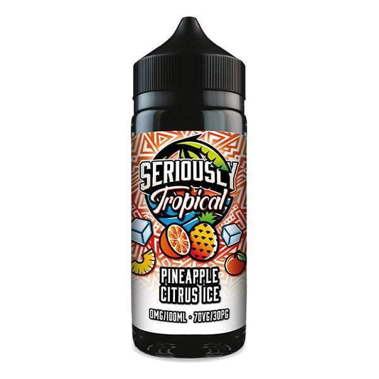 PINEAPPLE CITRUS ICE - SERIOUSLY TROPICAL - 100ML SHORT FILL E-LIQUID BY DOOZY - VapePure
