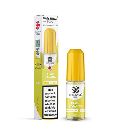 PEAR BANANA 10ML E LIQUID NICOTINE SALT BY BAR JUICE 5000 - 5MG|10MG|20MG - VapePure