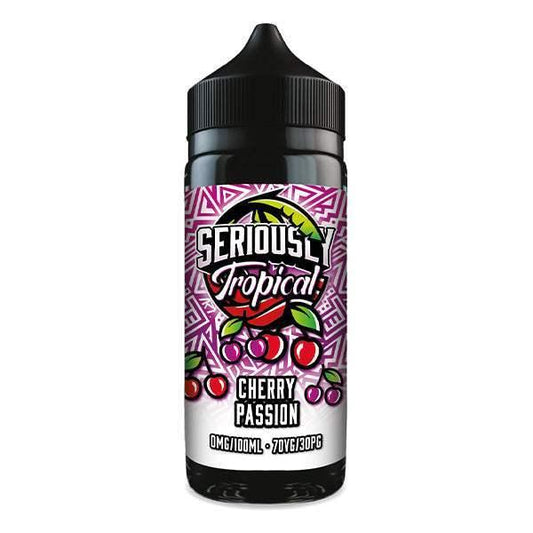 CHERRY PASSION - SERIOUSLY TROPICAL - 100ML SHORT FILL E-LIQUID BY DOOZY - VapePure