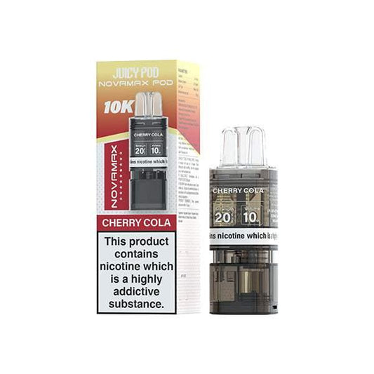 CHERRY COLA - JUICY POD NOVAMAX 10K PRE-FILLED POD - VapePure