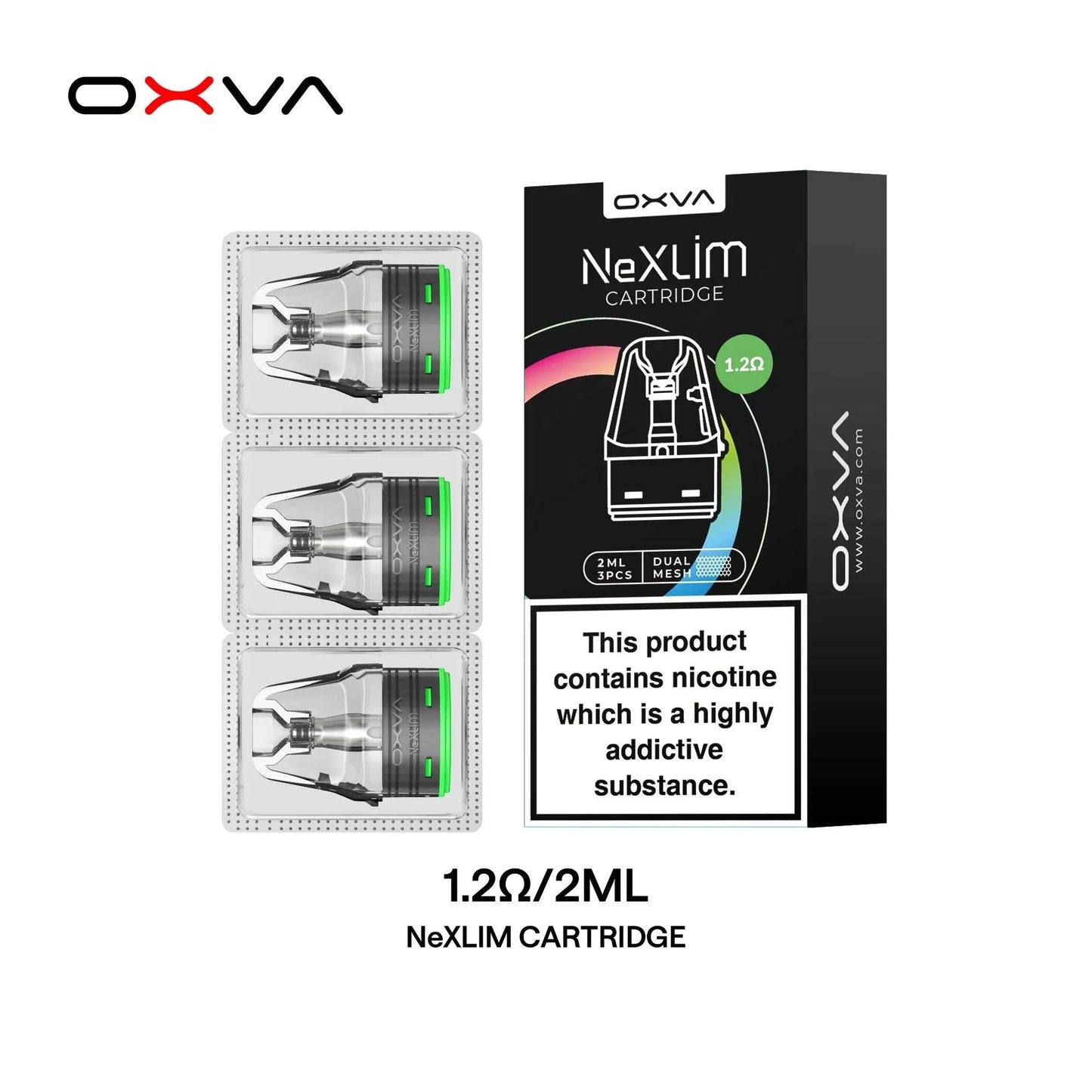 OXVA NEXLIM PODS CARTRIDGES - PACK OF 3 - VapePure