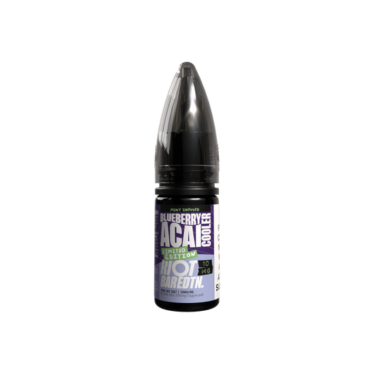 BLUEBERRY ACAI COOLER - LMTD ETDN - 10ML NIC SALT E-LIQUID - 5MG | 10MG | 20MG BY RIOT SQUAD - VapePure