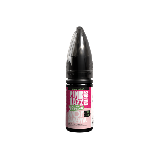 PINK RAZZ CITRUS - LMTD ETDN - 10ML NIC SALT E-LIQUID - 5MG | 10MG | 20MG BY RIOT SQUAD - VapePure