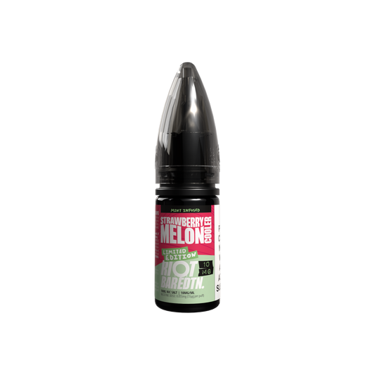 STRAWBERRY MELON COOLER - LMTD ETDN - 10ML NIC SALT E-LIQUID - 5MG | 10MG | 20MG BY RIOT SQUAD - VapePure