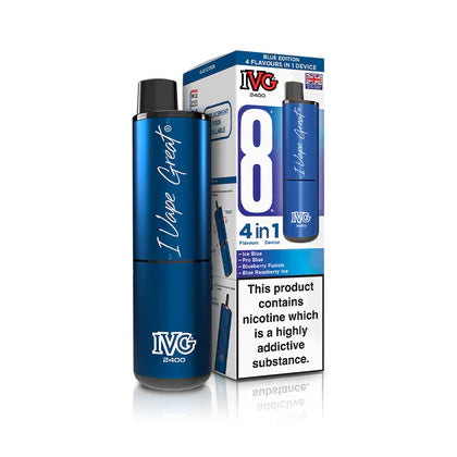 IVG 2400 4 In 1 Starter Kit Blue Edition - VapePure