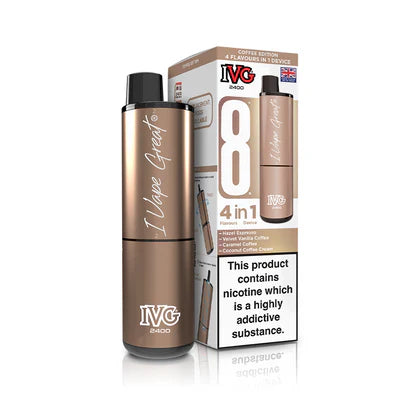 IVG 2400 4 In 1 Starter Kit Coffee Edition - VapePure