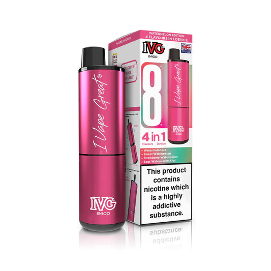 IVG 2400 4 In 1 Starter Kit Watermelon Edition - VapePure