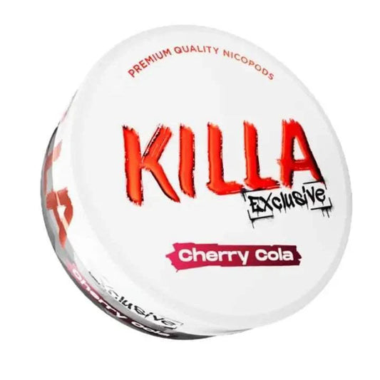 KILLA EXCLUSIVE CHERRY COLA NICOTINE POUCHES - 20PCS - 12.8MG - VapePure