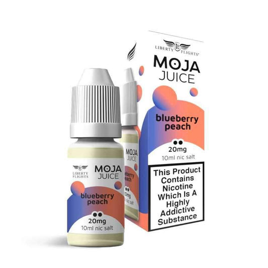 BLUEBERRY PEACH - 10ML NIC SALT BY MOJA JUICE 10MG(1%) | 20MG(2%) - VapePure