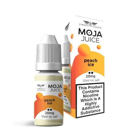 PEACH ICE - 10ML NIC SALT BY MOJA JUICE 10MG(1%) | 20MG(2%) - VapePure