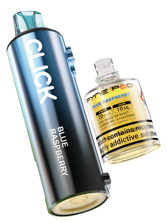 Blue Raspberry - Pyne Pod Click Prefilled Pod + Refill Container - VapePure