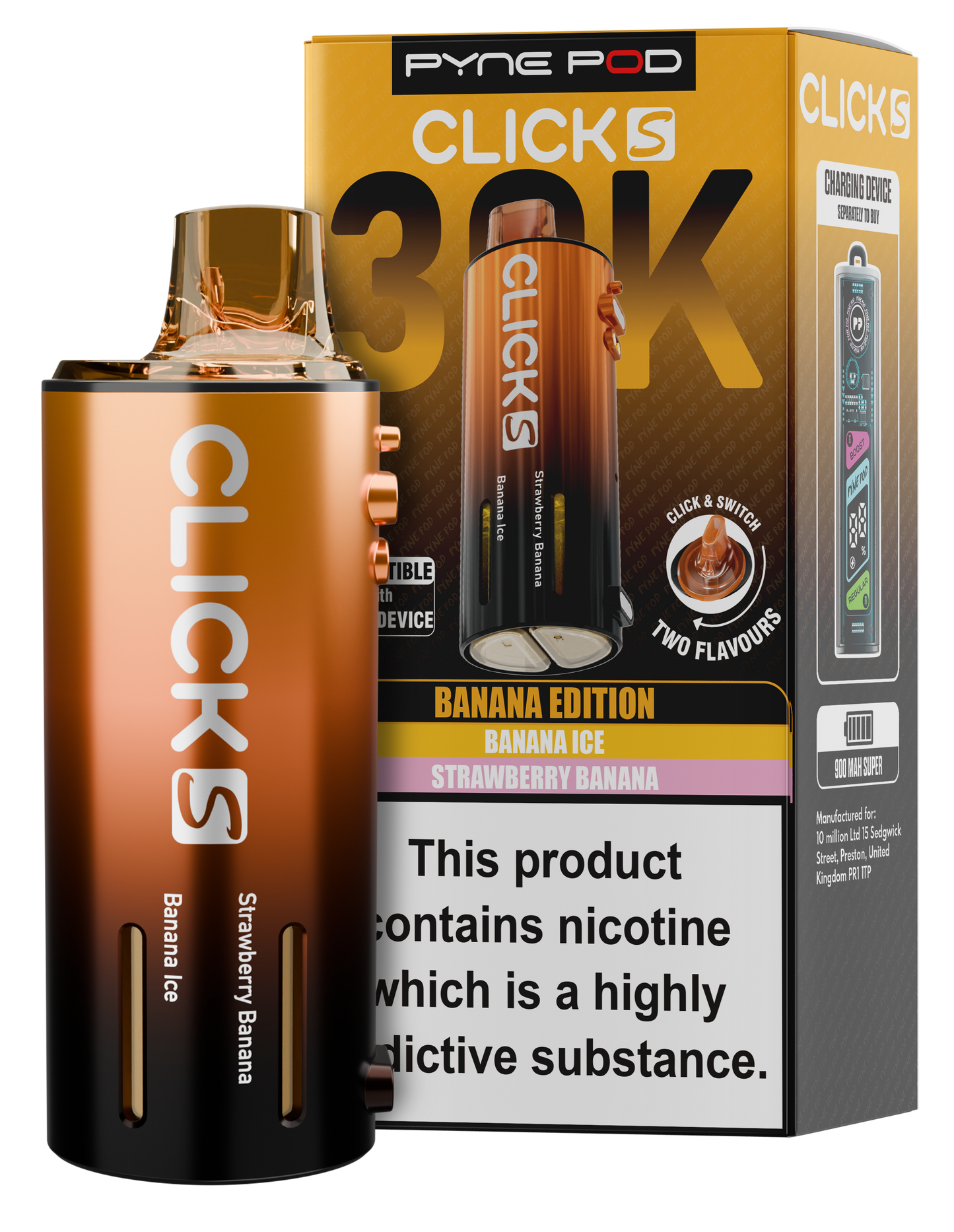 Pyne Pod Click S 30K Refill Pod