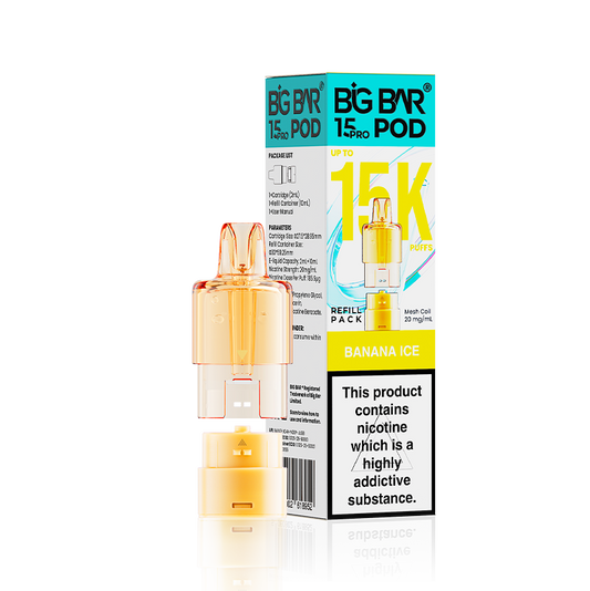 Banana Ice Big Bar 15000 Pro Prefilled Replacement Pods