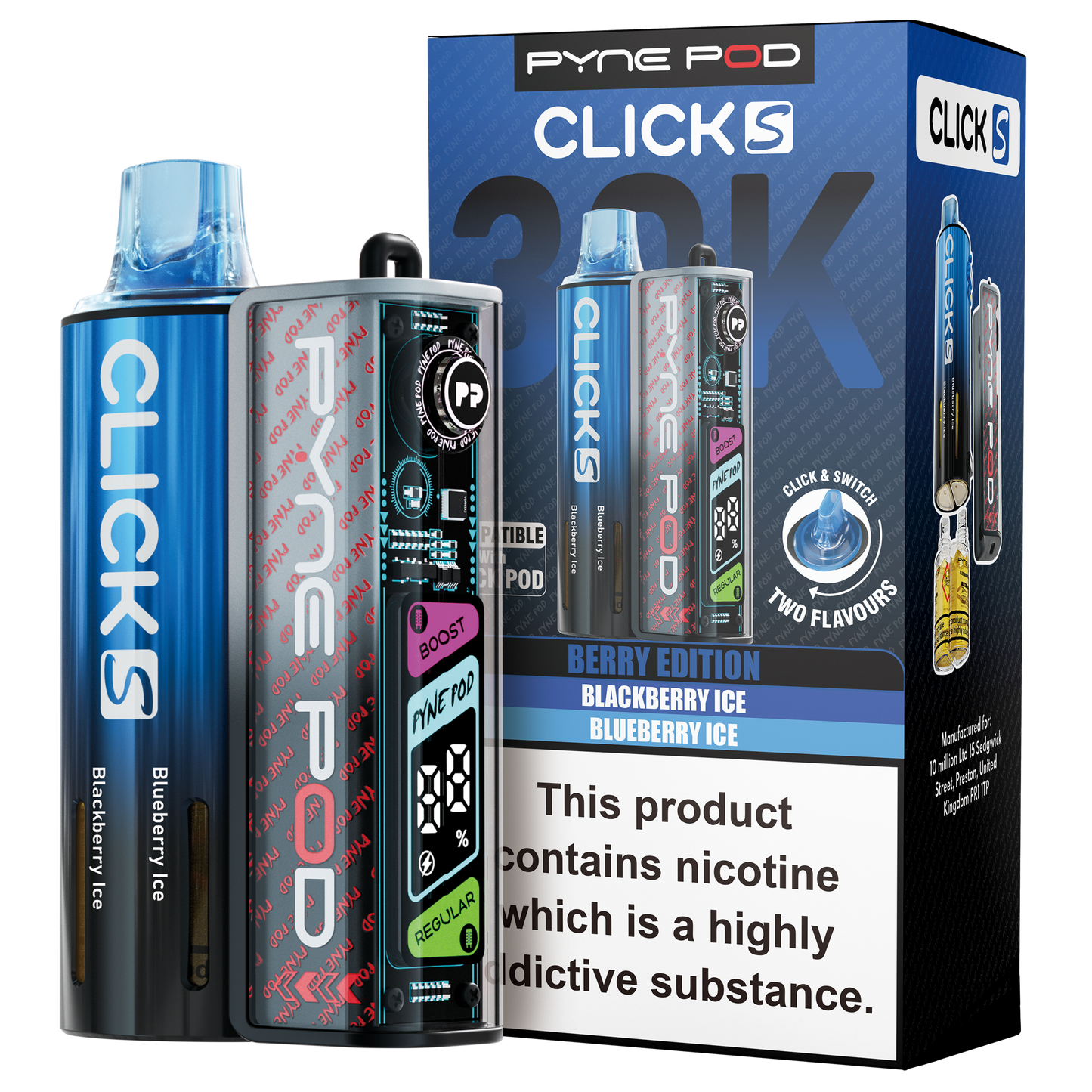 Pyne Pod Click S 30K Pod Kit