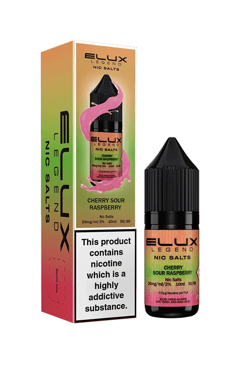 CHERRY SOUR RASPBERRY 10ML NIC SALT BY ELUX LEGEND 10MG(1%) | 20MG(2%) - VapePure