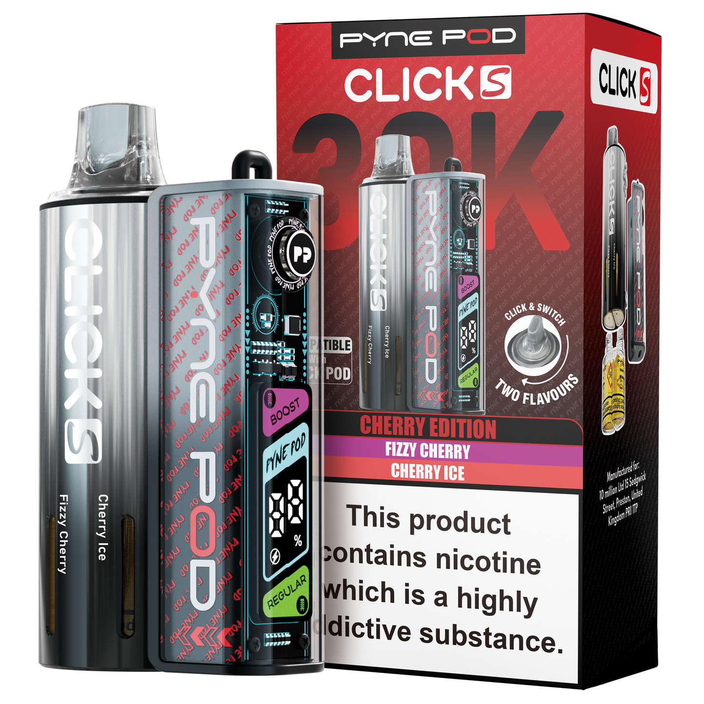 Pyne Pod Click S 30K Pod Kit