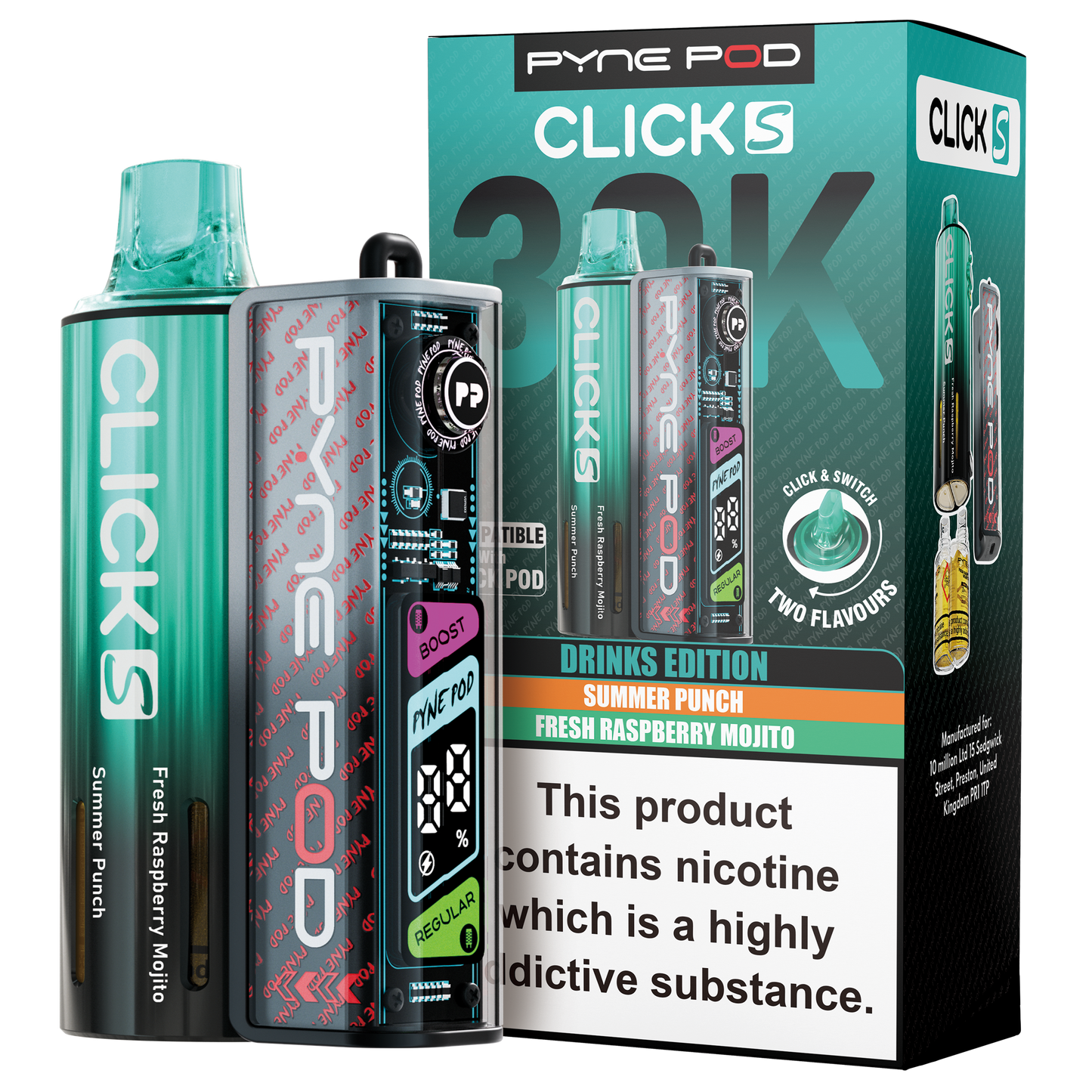 Pyne Pod Click S 30K Pod Kit