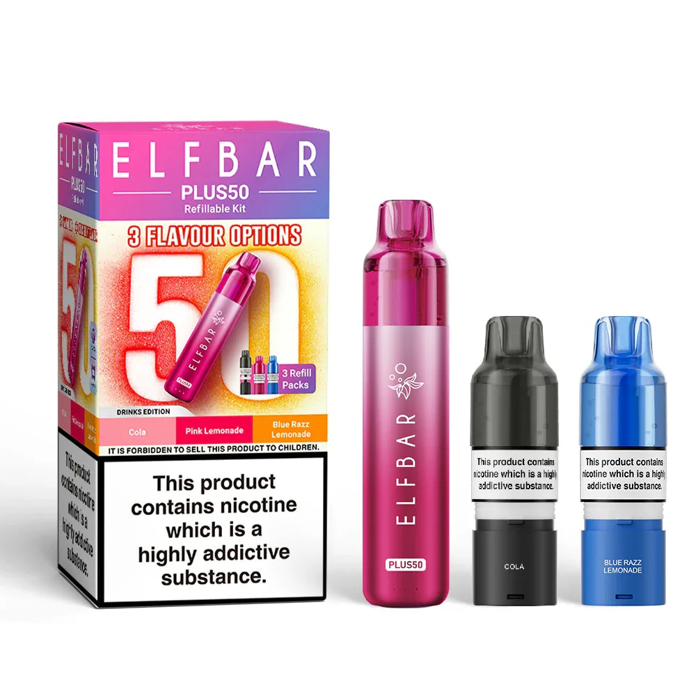 DRINKS EDITION ELF BAR PLUS 50 PREFILLED POD KIT