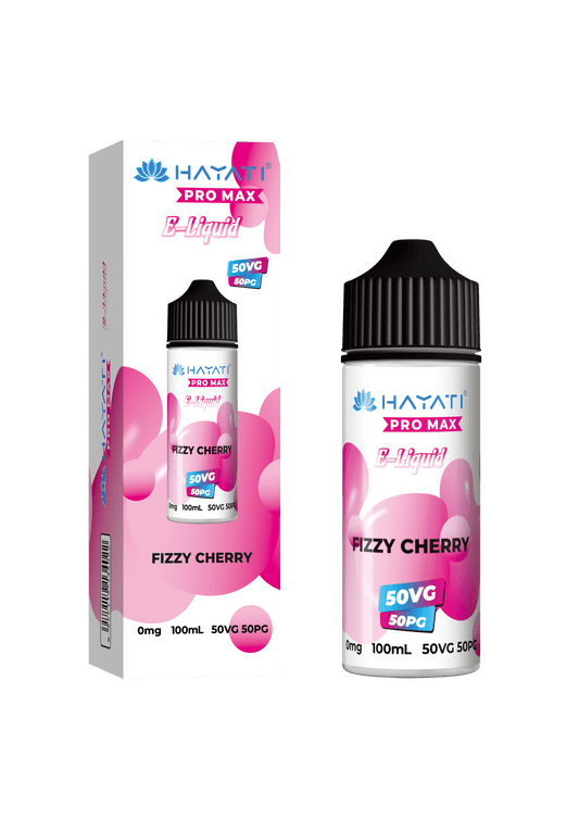 FIZZY CHERRY - HAYATI PRO MAX 100ML SHORT FILL - 50/50PG/VG E-LIQUID - VapePure