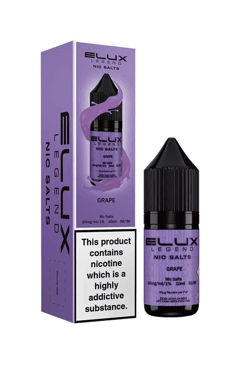 GRAPE 10ML NIC SALT BY ELUX LEGEND 10MG(1%) | 20MG(2%) - VapePure