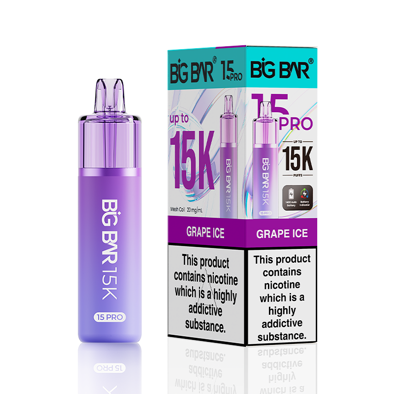 Grape Ice Big Bar Pro Prefilled Vape Kit