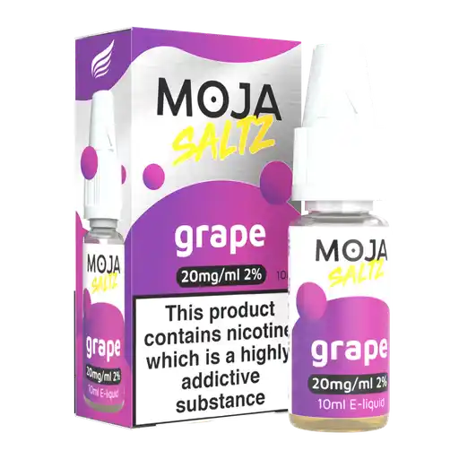 GRAPE - 10ML NIC SALT BY MOJA SALTZ 10MG(1%) | 20MG(2%)