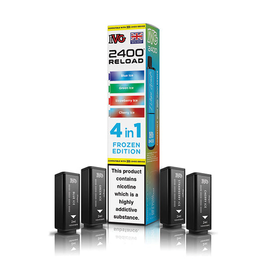 Frozen Edition IVG 2400 Reload 4-in-1 Prefilled Pods - VapePure