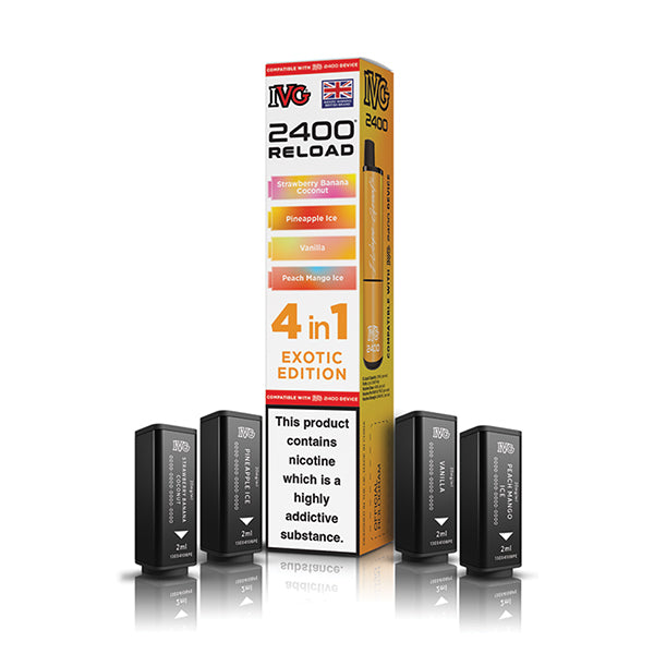 Exotic Edition IVG 2400 Reload 4-in-1 Prefilled Pods - VapePure
