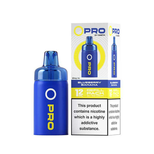 Blueberry Banana Insta O Pro Prefilled Vape Pod + Refill - VapePure