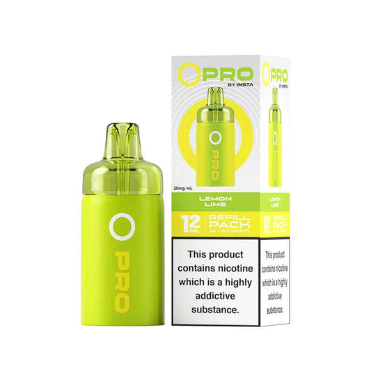 Lemon Lime Insta O Pro Prefilled Vape Pod + Refill - VapePure