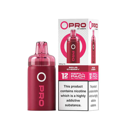 Sour Cherry Insta O Pro Prefilled Vape Pod + Refill - VapePure