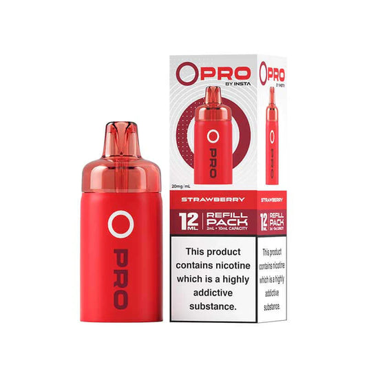 Strawberry Insta O Pro Prefilled Vape Pod + Refill - VapePure