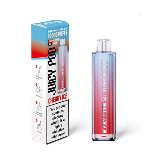 CHERRY ICE - JUICY POD NOVAMAX 10K PRE-FILLED VAPE KIT - VapePure