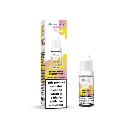 LEMON PEACH PASSIONFRUIT 10ML NIC SALT BY HAYATI PRO MAX 10MG(1%) | 20MG(2%) - VapePure