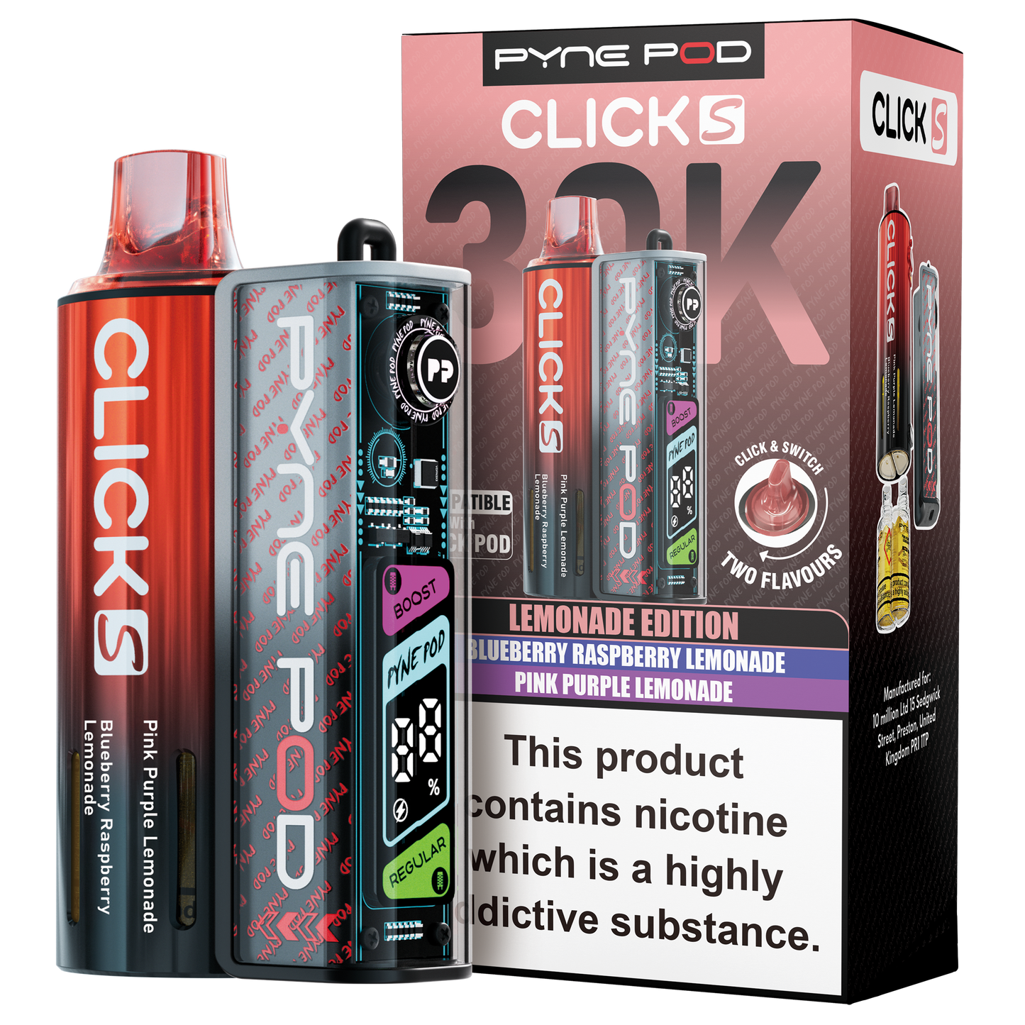 Pyne Pod Click S 30K Pod Kit