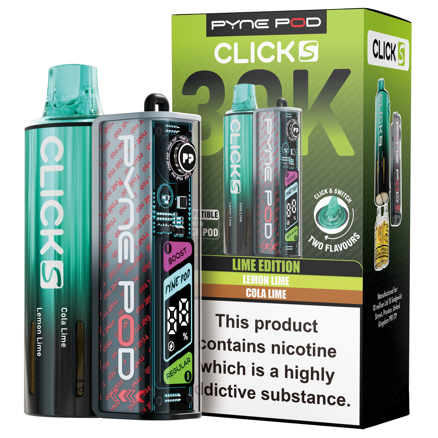 Pyne Pod Click S 30K Pod Kit
